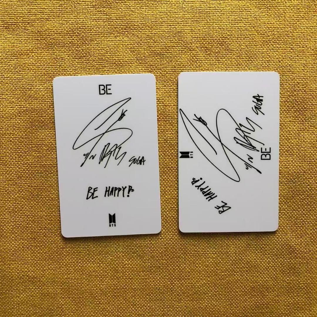 BTS BE Deluxe 韓国限定 未公開 ラキドロ ユンギ トレカ 2枚