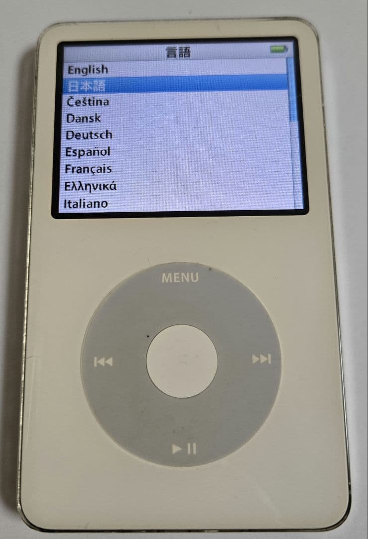 iPod classic 30GB MA444J 5.5世代 動作品