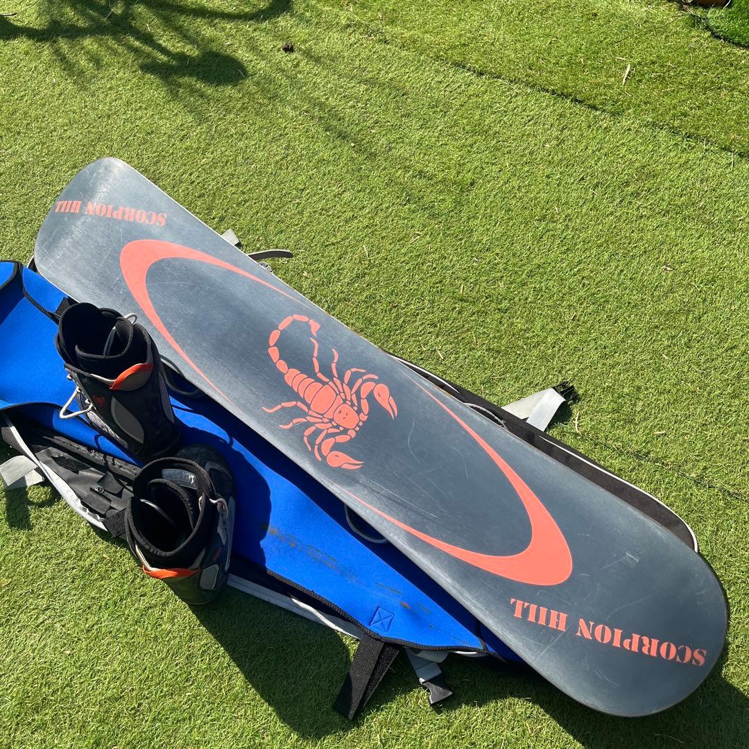 限界価格！スコーピオンスノーボードフルセット　ボード、ビンディング、靴、カバー