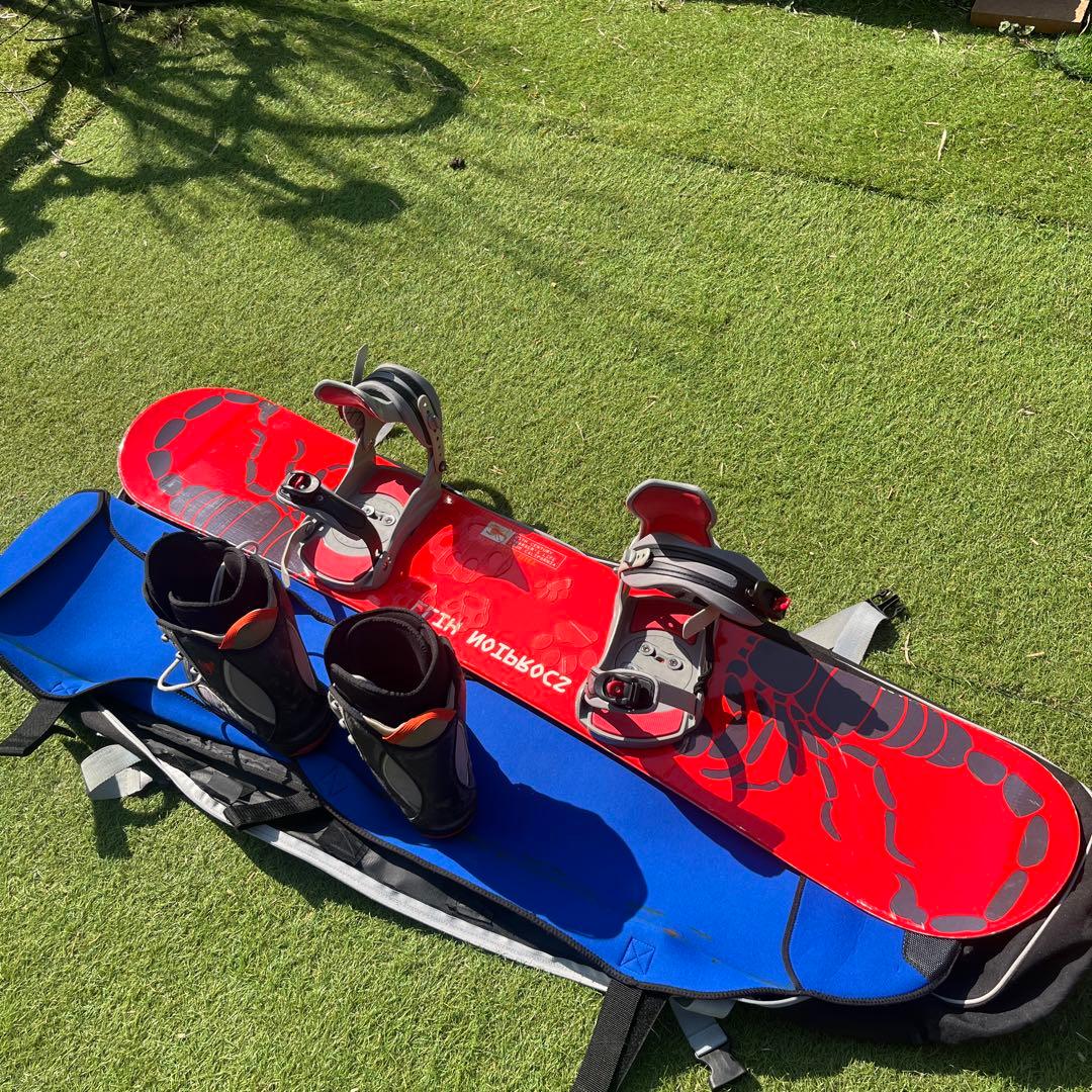 限界価格！スコーピオンスノーボードフルセット　ボード、ビンディング、靴、カバー