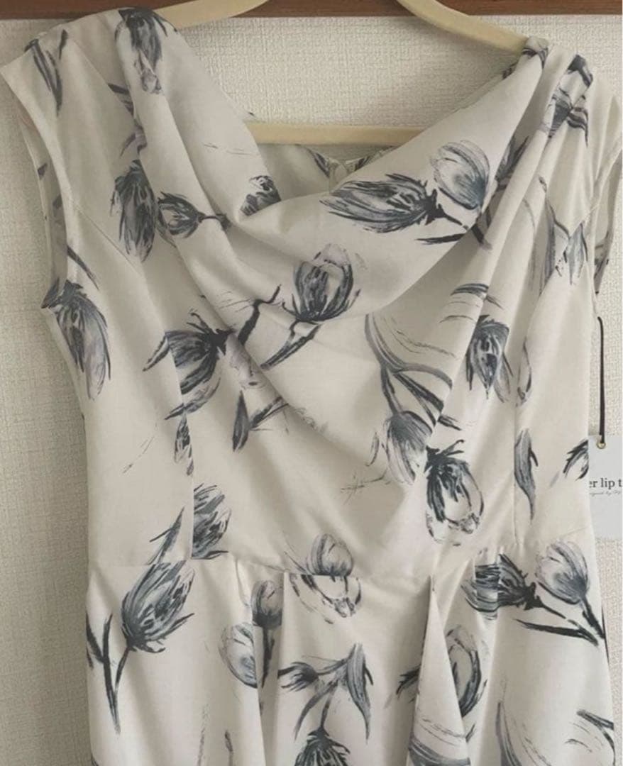 Herlipto Lea Fleur Ruffled Dress M ホワイト