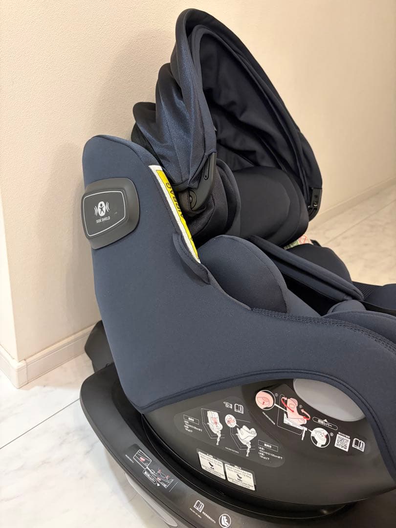 Aprica(アップリカ) チャイルドシート クルリラエックスプラス　ネイビー