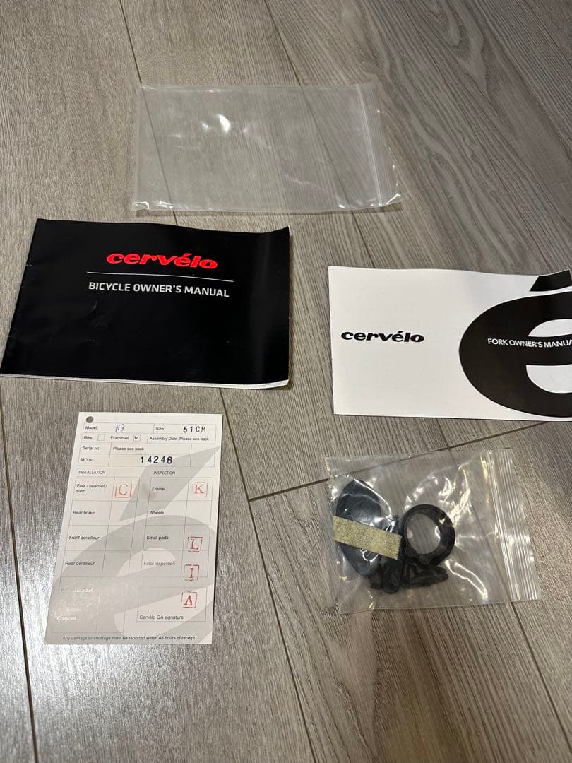 自転車本体 Cervelo R3