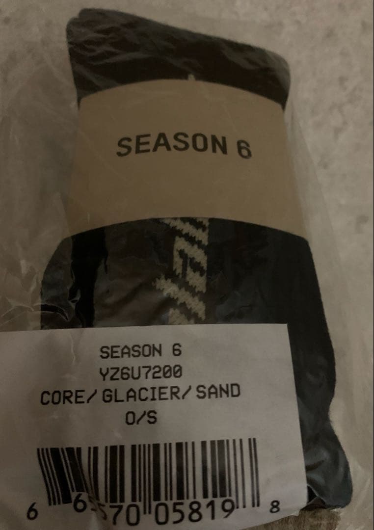 YEEZY SEASON 6 ソックス 3足セット