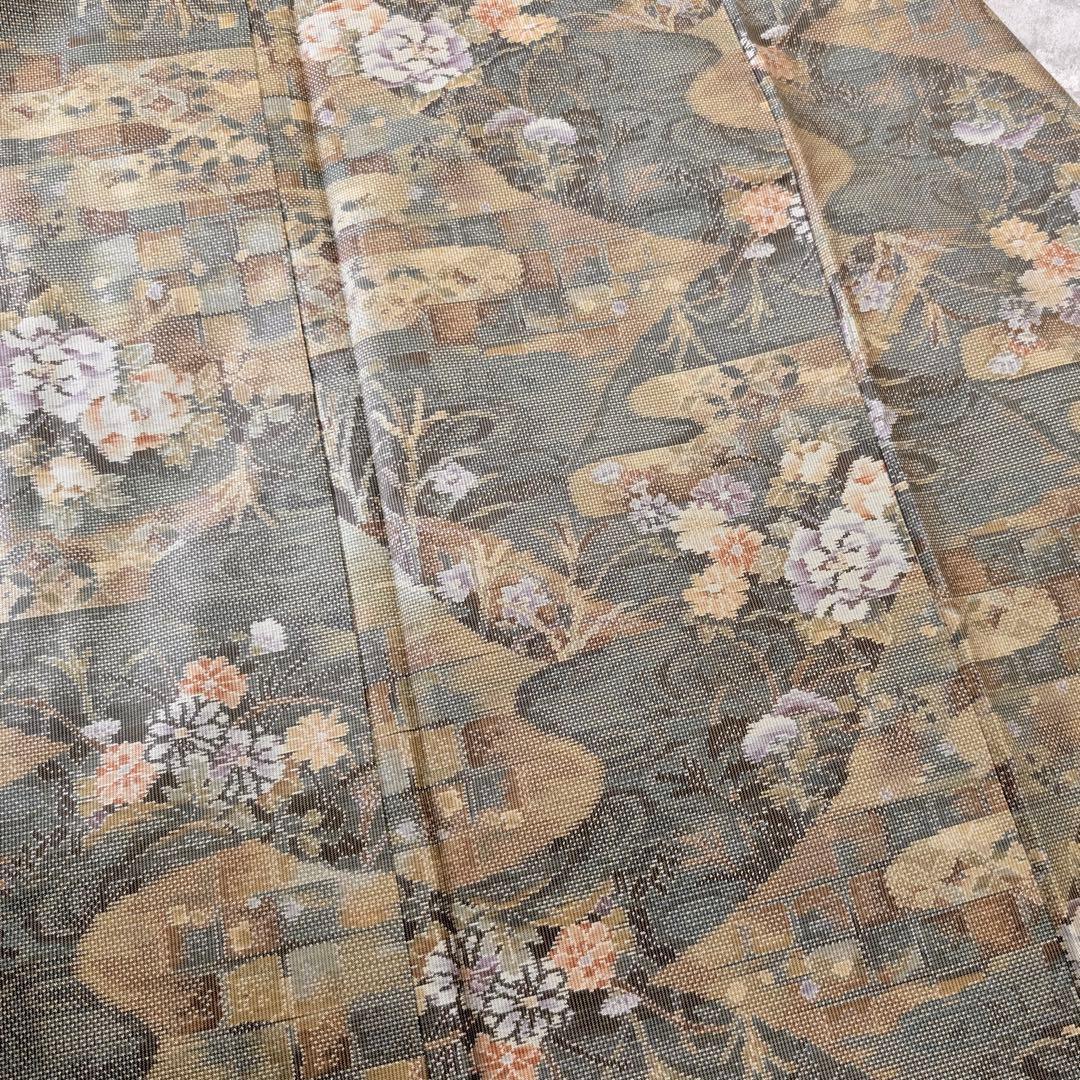 ⭐︎K0967 美品 逸品 お洒落 都喜ヱ門 7マルキ 正絹 木綿 大島紬