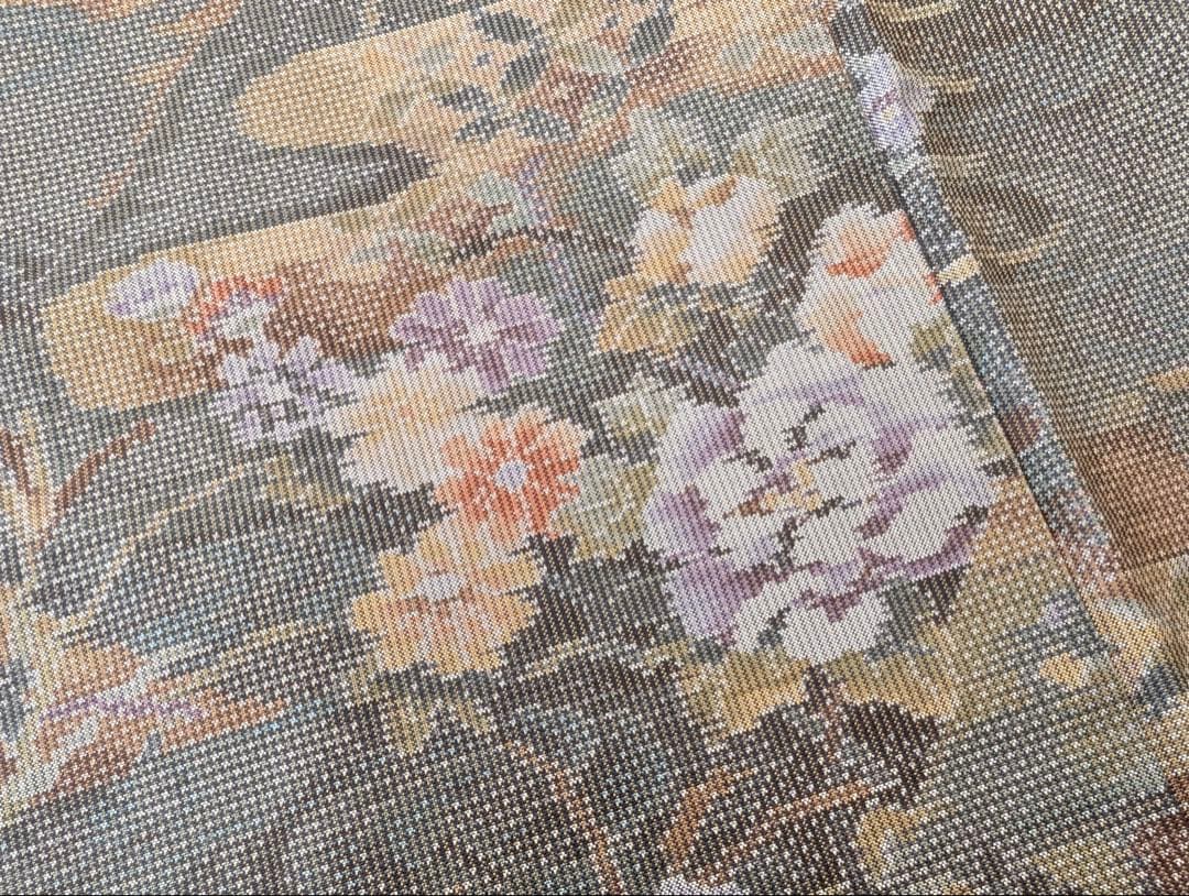 ⭐︎K0967 美品 逸品 お洒落 都喜ヱ門 7マルキ 正絹 木綿 大島紬