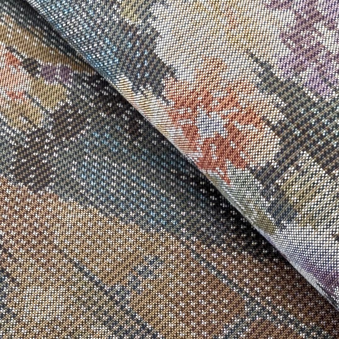 ⭐︎K0967 美品 逸品 お洒落 都喜ヱ門 7マルキ 正絹 木綿 大島紬