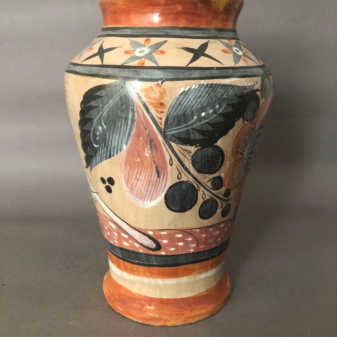 メキシコ　トナラ焼の壺