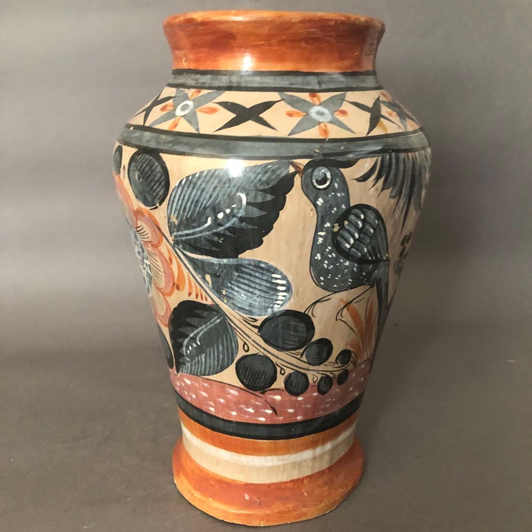 メキシコ　トナラ焼の壺