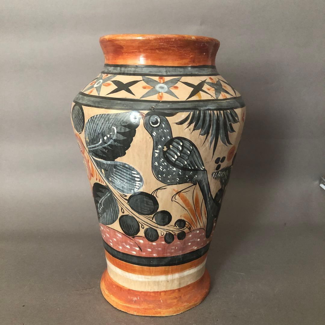 メキシコ　トナラ焼の壺