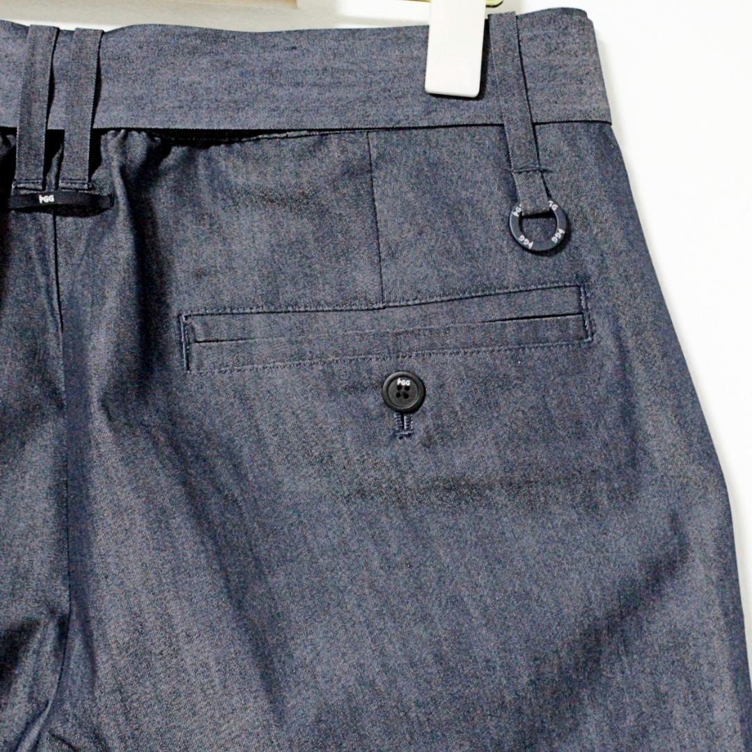 新品 PGG ロゴベルト付（パーリーゲイツ） ストレッチショーツ M（W80