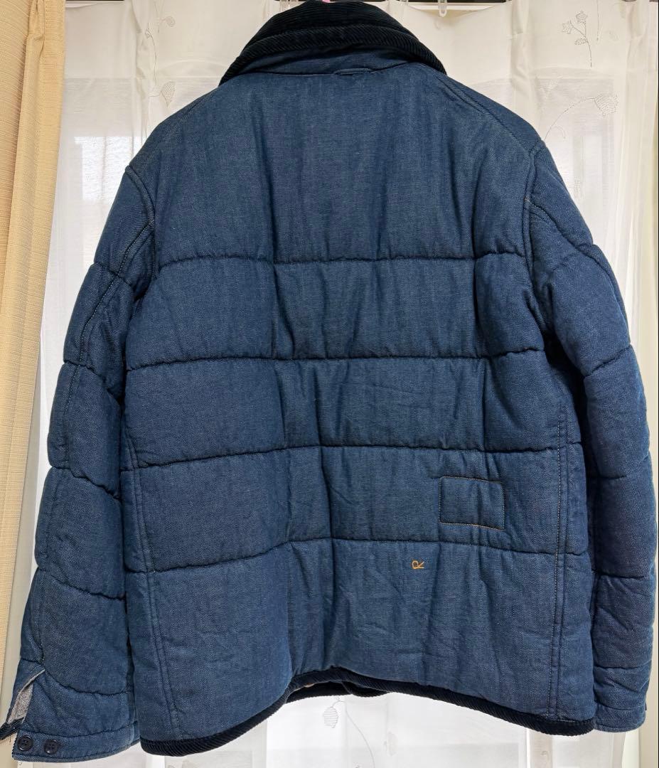 【お値下げ中】45rpm 小麦　デニム　キルティングジャケット