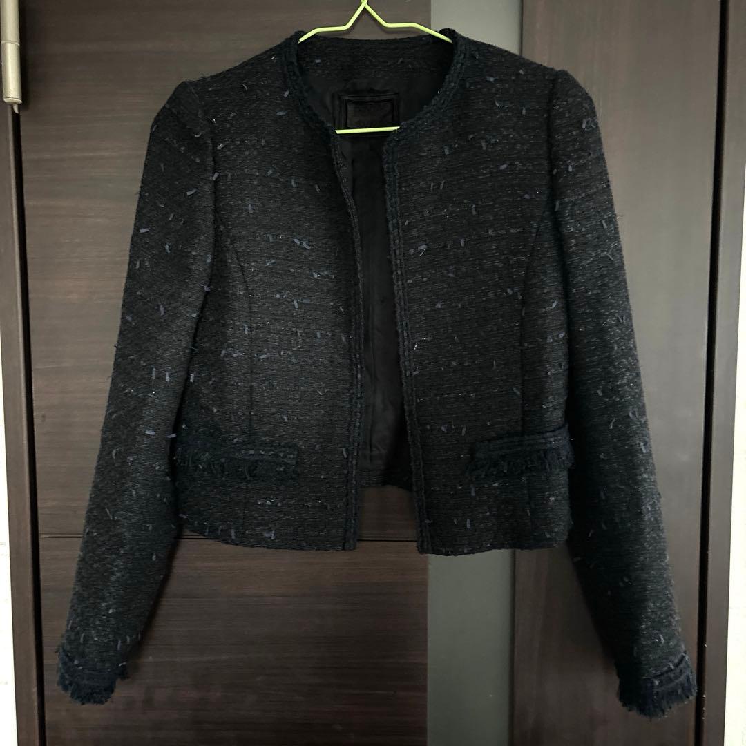 foxey ノーカラージャケット　フォーマル　ジャケット　38