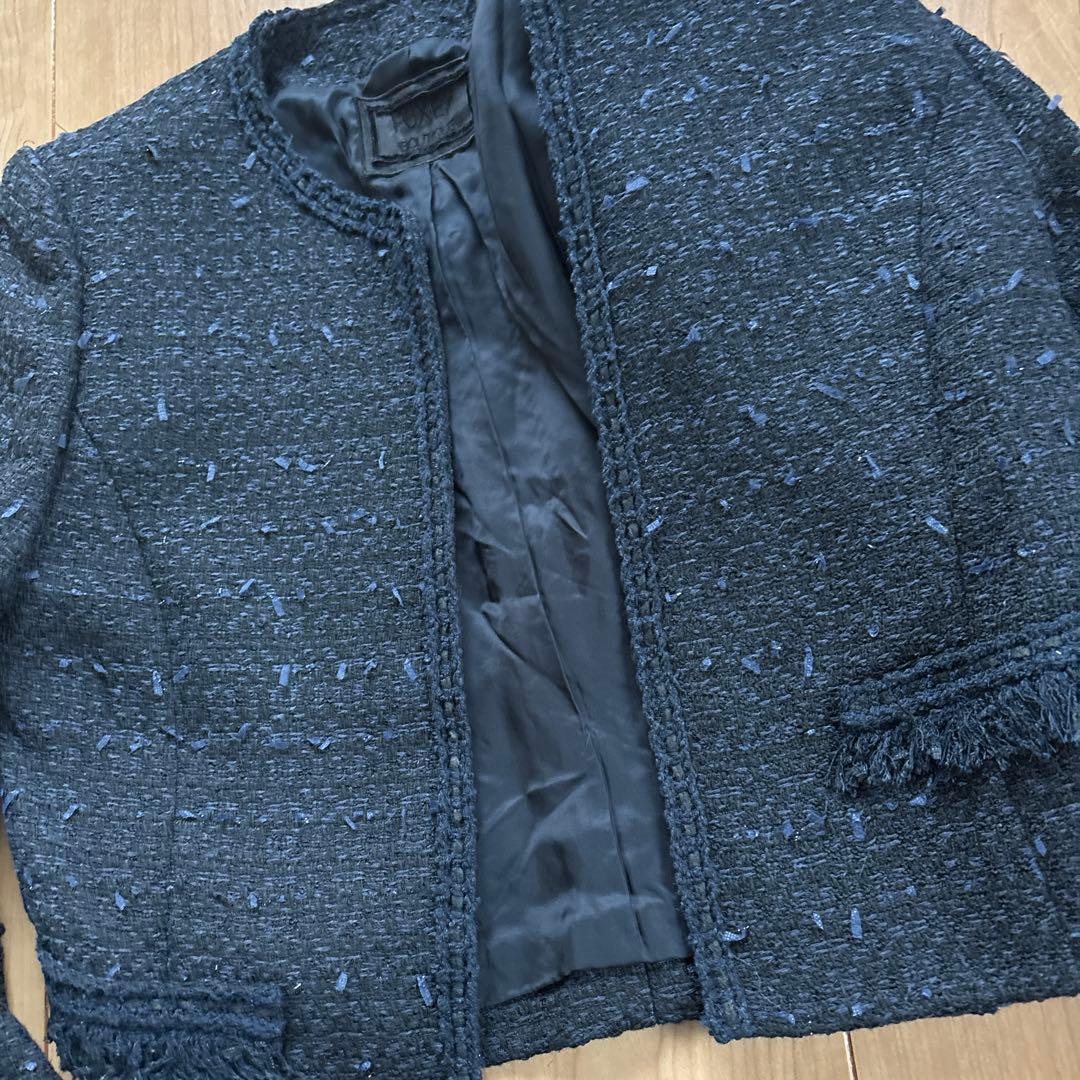 foxey ノーカラージャケット　フォーマル　ジャケット　38