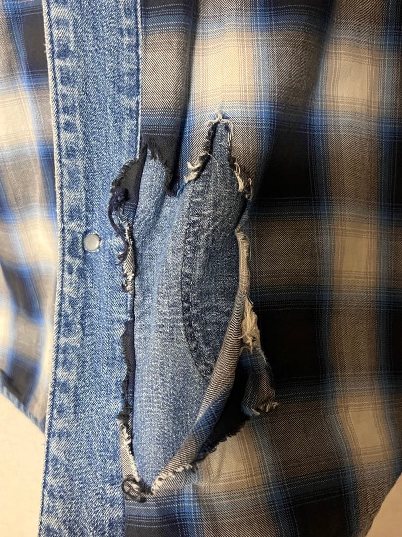 RRL デニムカバーオール M 裏地オンブレ