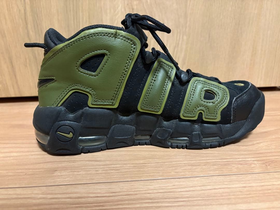 Nike Air More Uptempo ブラック/オリーブ