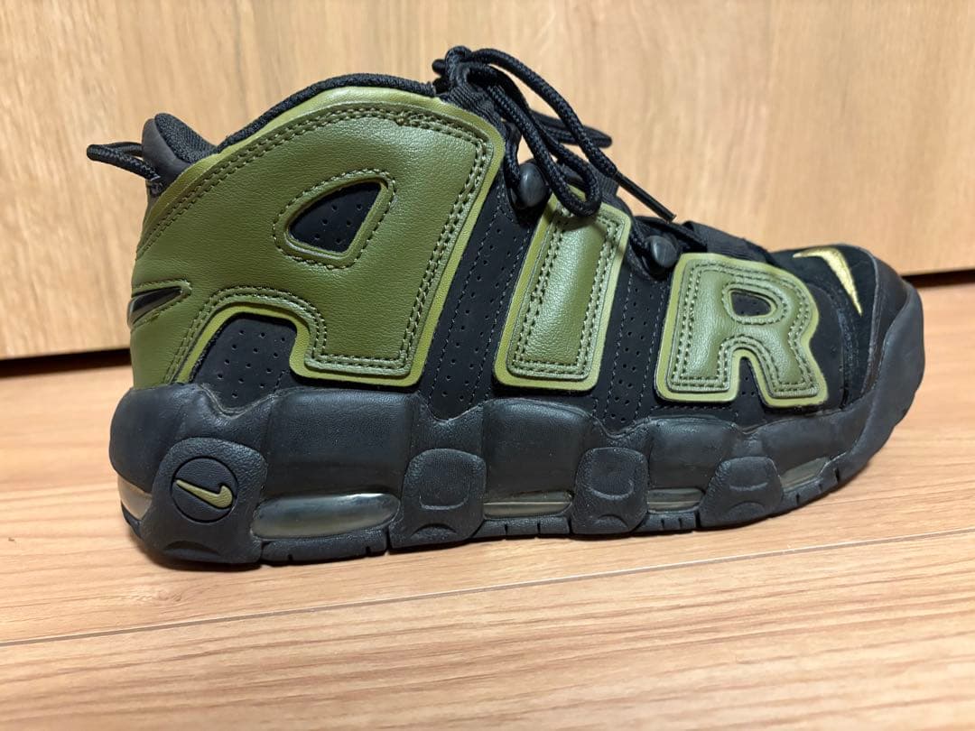Nike Air More Uptempo ブラック/オリーブ