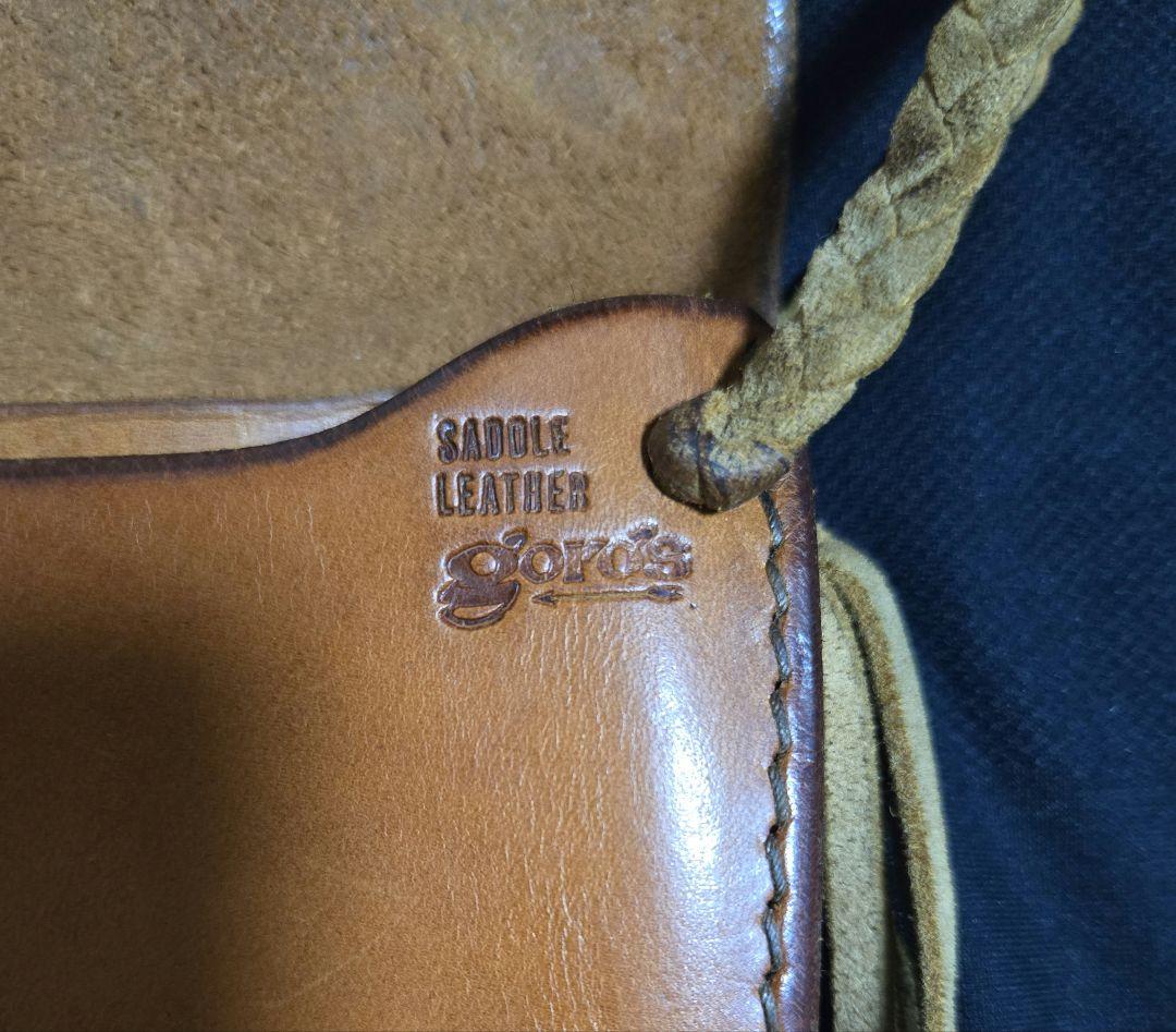 t*o様 goro's　ゴローズ　Old腰掛けバッグ　アンティークフェザービーズ