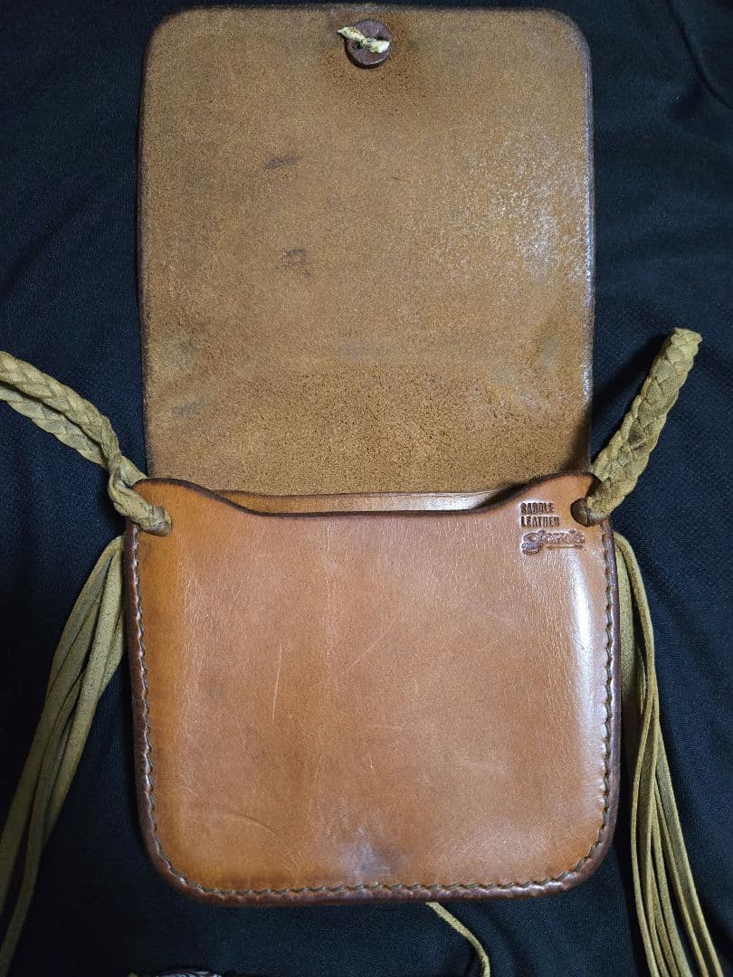 t*o様 goro's　ゴローズ　Old腰掛けバッグ　アンティークフェザービーズ