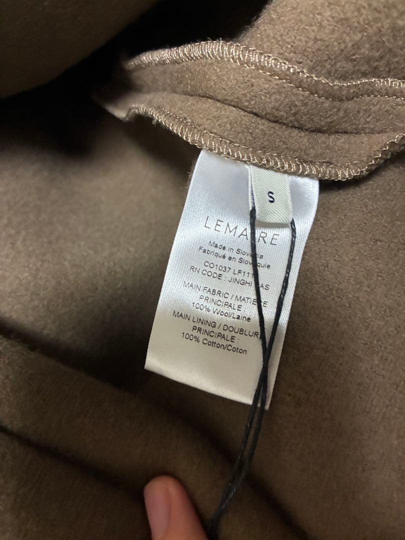 ジャケット・アウター LEMAIRE 23AW WRAP COAT