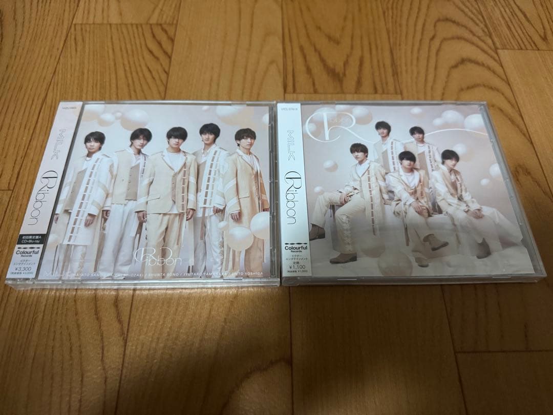 M!LK Ribbon 初回盤A 通常盤 2枚セット