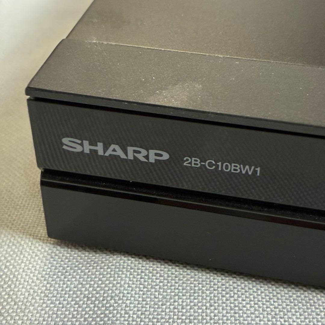 SHARP AQUOS ブルーレイレコーダー　 2B-C10BW1 2019年製