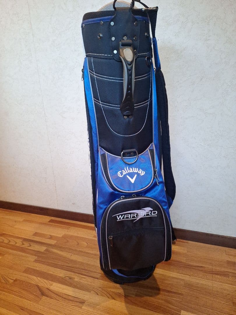 Callaway WARBIRD ブルー ゴルフキャディバッグ フード付き 単品