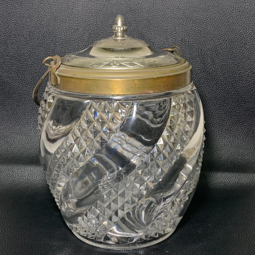 オールドバカラ セルポンティーヌ クッキージャー アイスペール 1890年頃