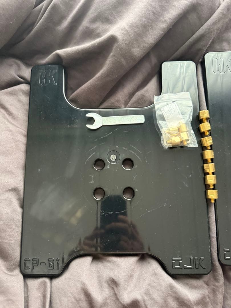 OJK カービングプレート　ハード　ブラック　一度使用済み