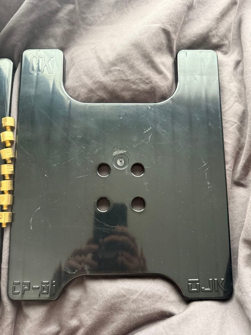 OJK カービングプレート　ハード　ブラック　一度使用済み