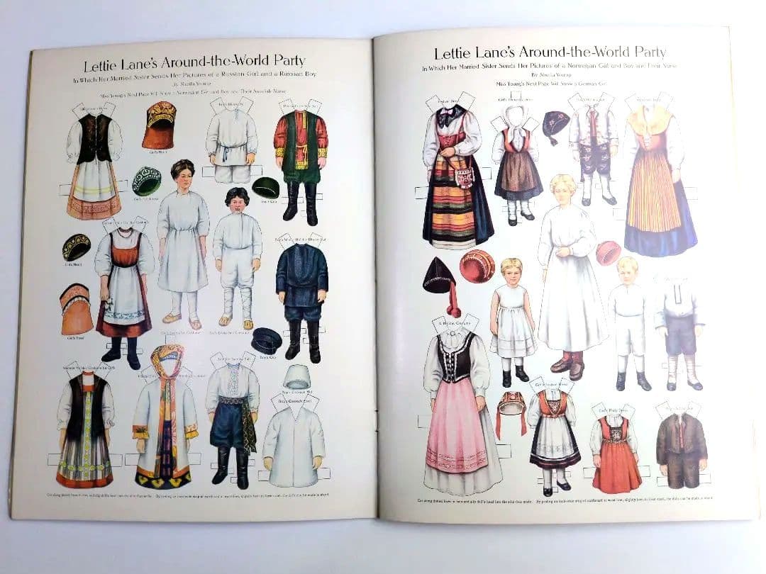 洋書　アンティーク ペーパードールズ等　５冊セット