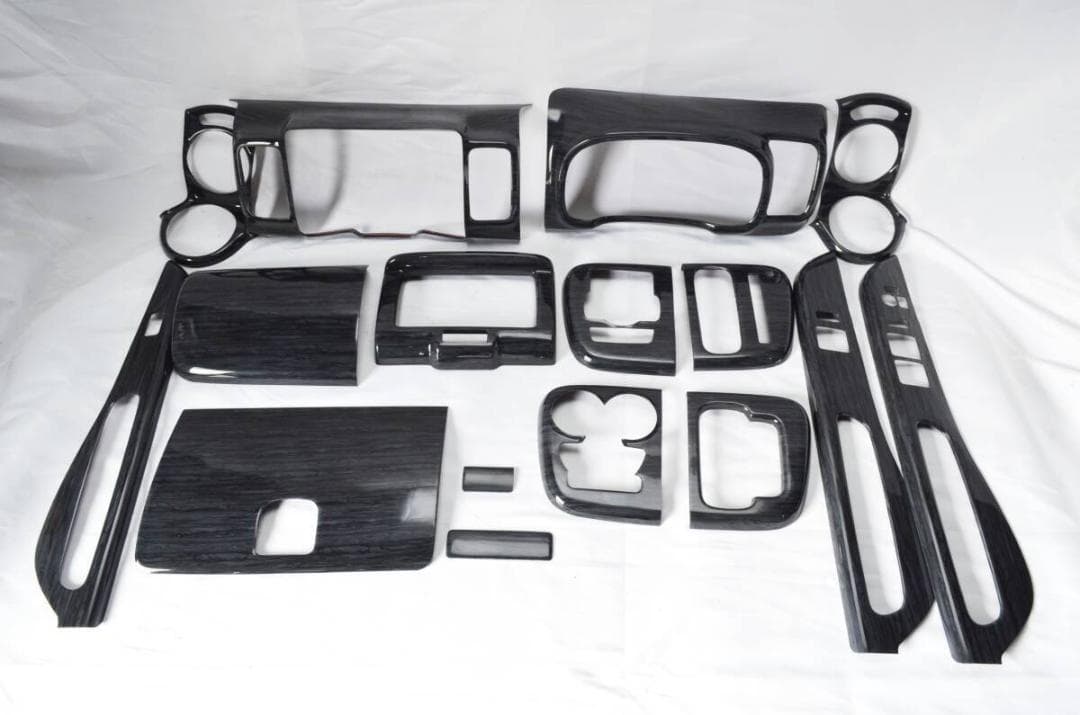 インテリアパネル DA17V DA17W エブリイワゴン DA17系 黒木目