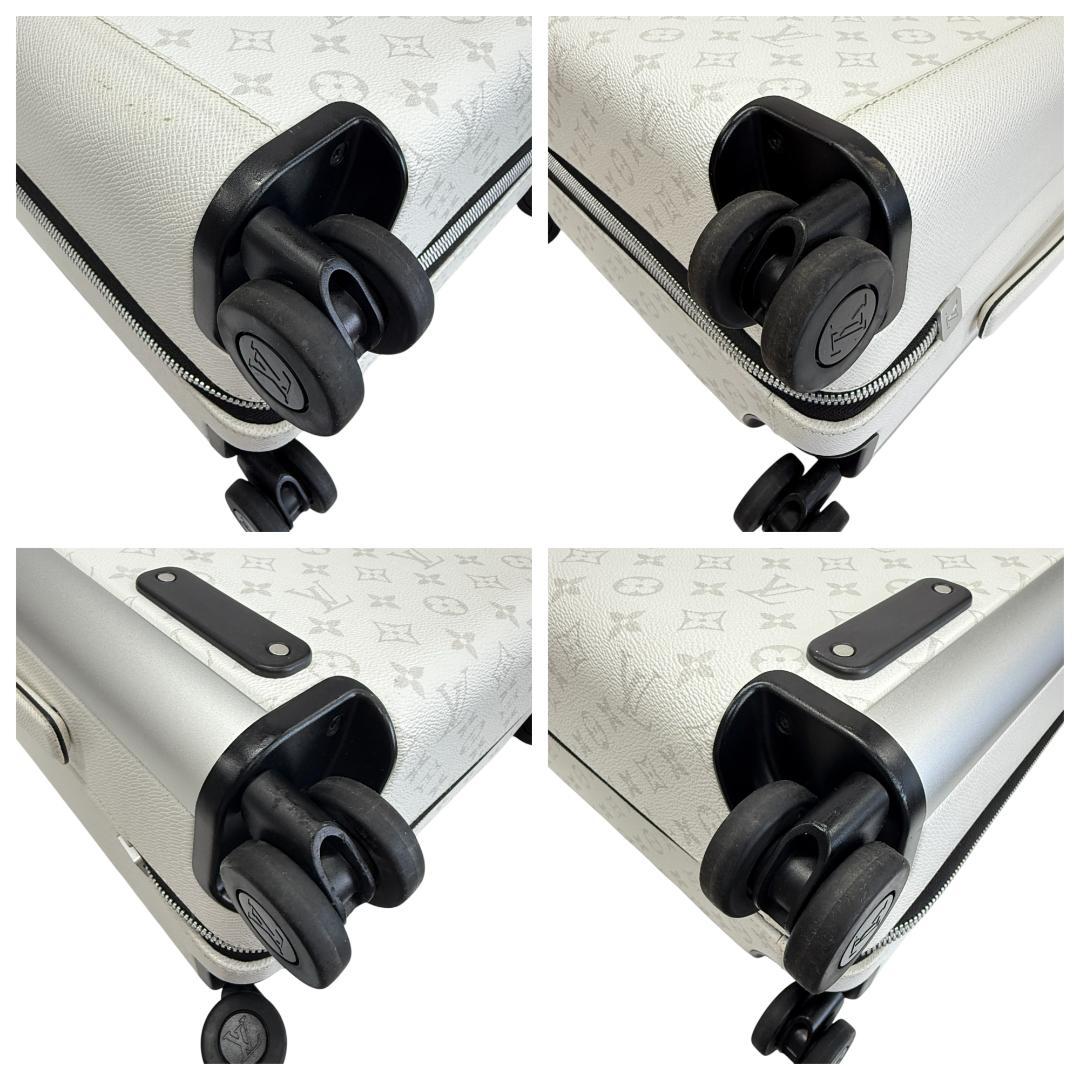 美品 ルイヴィトン キャリーケース ホライゾン55 タイガラマ モノグラム 白