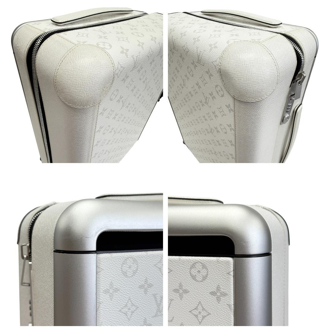 美品 ルイヴィトン キャリーケース ホライゾン55 タイガラマ モノグラム 白