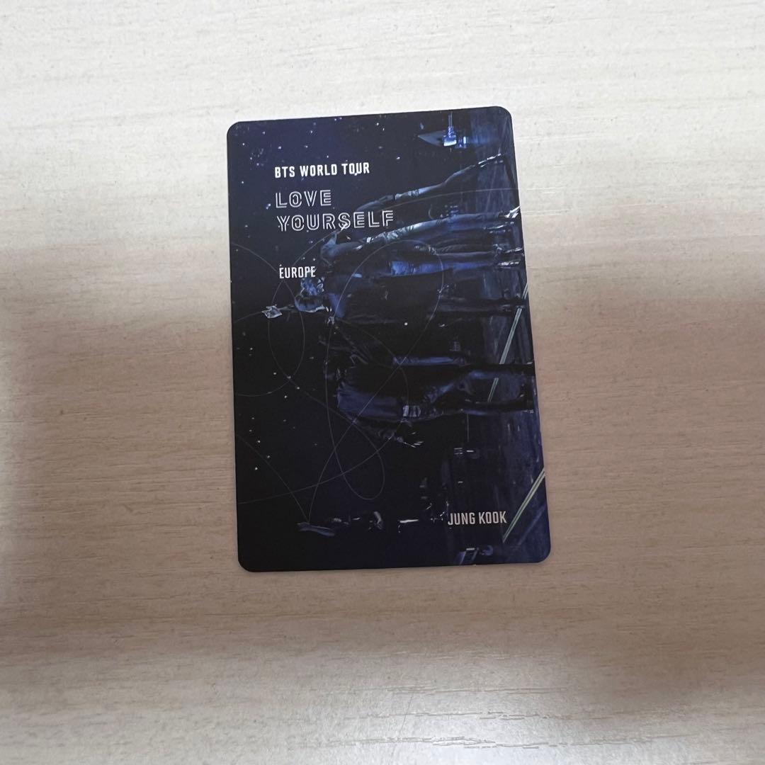 BTS LOVE YOUR SELF Europe ジョングク トレカ