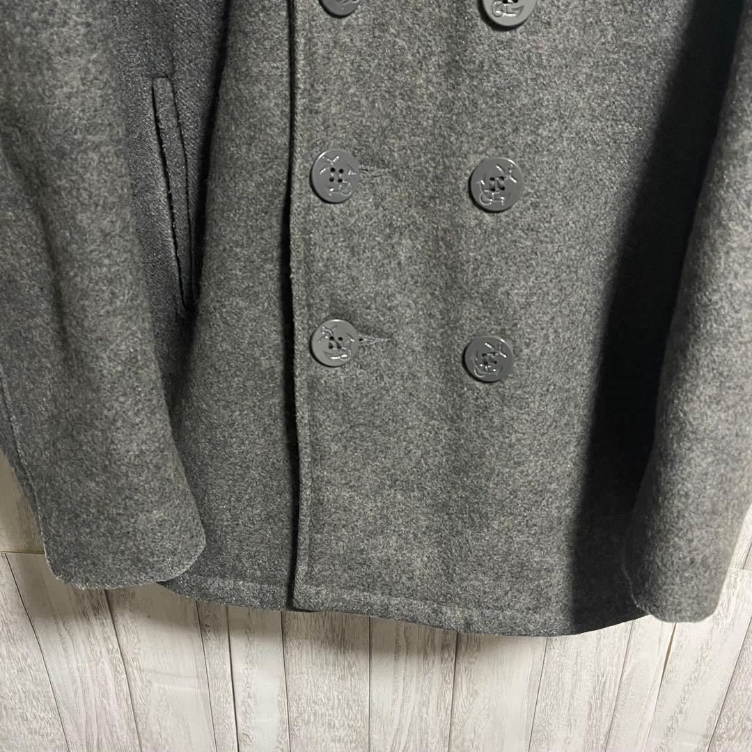 【レア】Schott ピーコート メルトン グレー キルティング　USA製 40