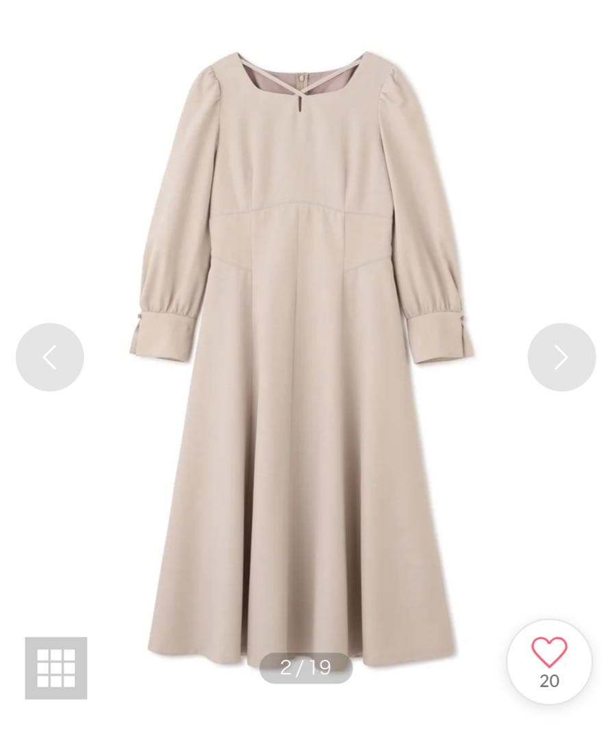 PROPORTION BODY DRESSINGデコルテストラップワンピースM