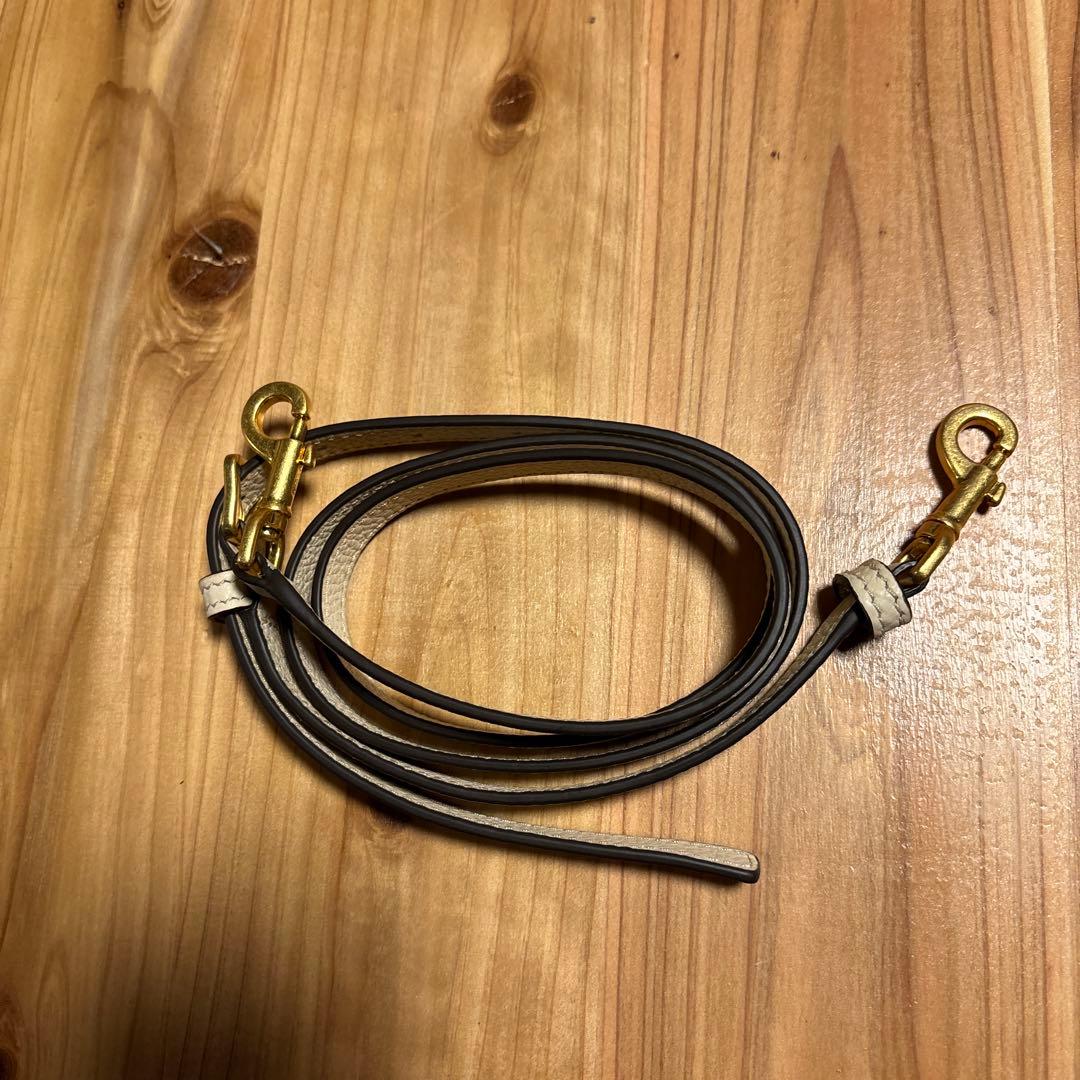 Tory Burch ベージュレザー トートバッグ