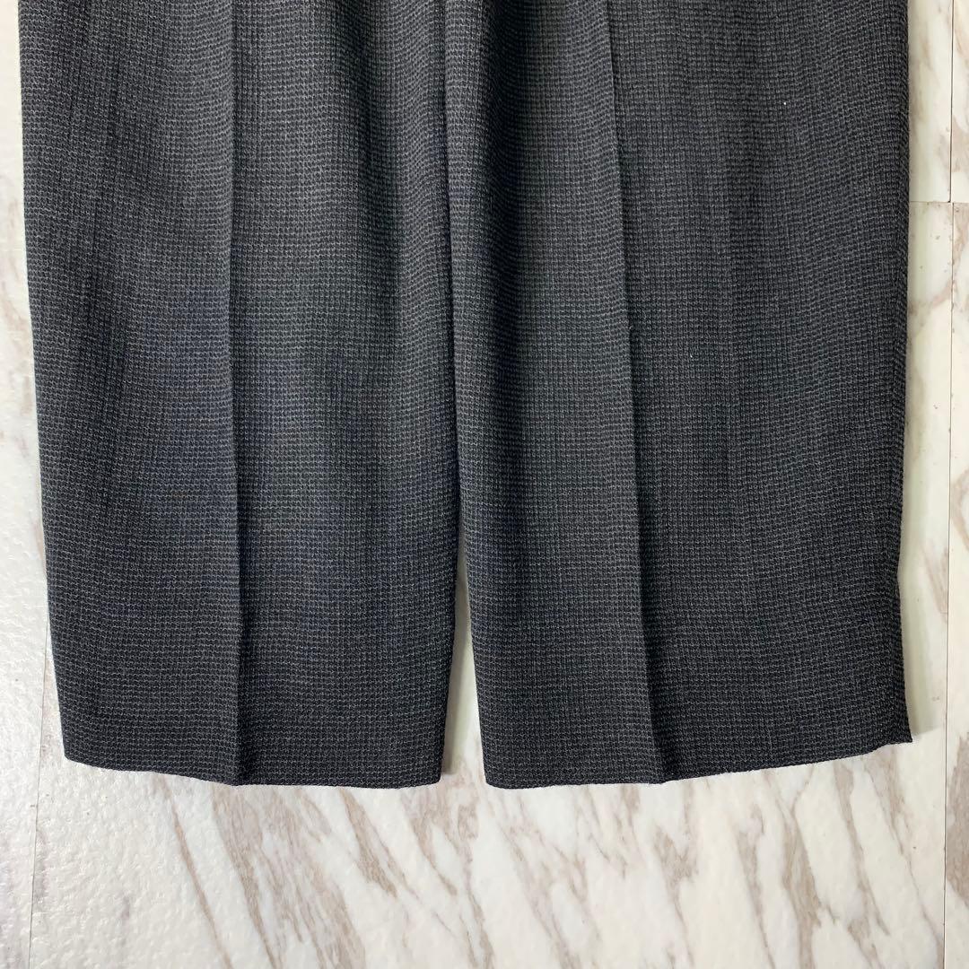 90s COMME des GARCONS ２タックワイドスラックス S ウール