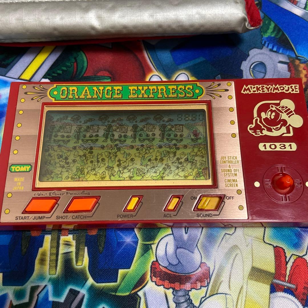 TOMY ゲームウォッチ ミッキーマウス／オレンジエクスプレス