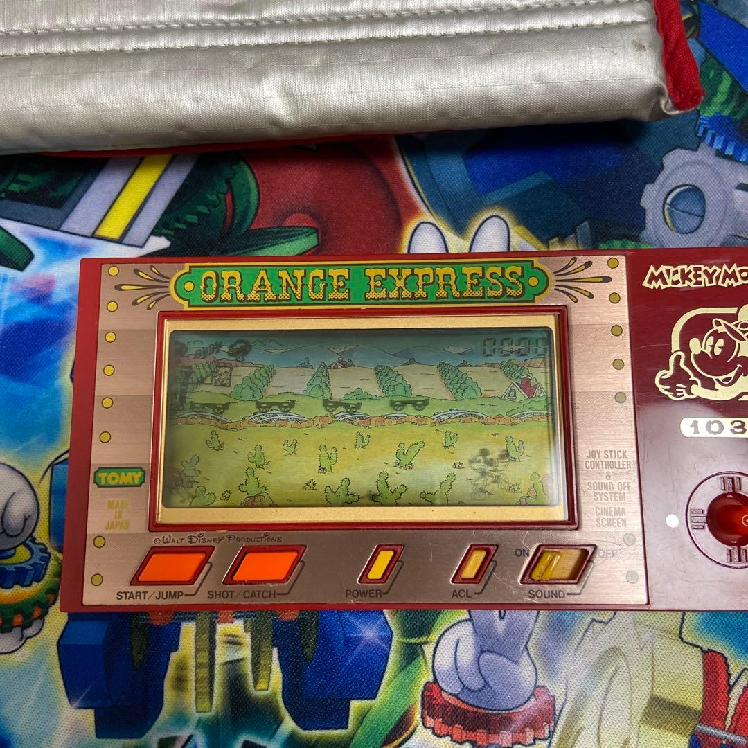 TOMY ゲームウォッチ ミッキーマウス／オレンジエクスプレス