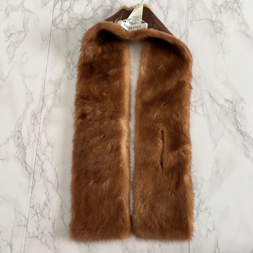 MaxMara　マックスマーラ　ミンクファー　リアルファー　白タグ