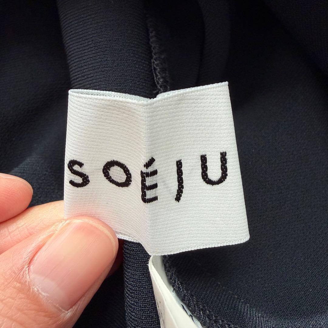 美品✨SOEJU ソージュ　2WAYワンピース　ネイビー　Mサイズ　現行品
