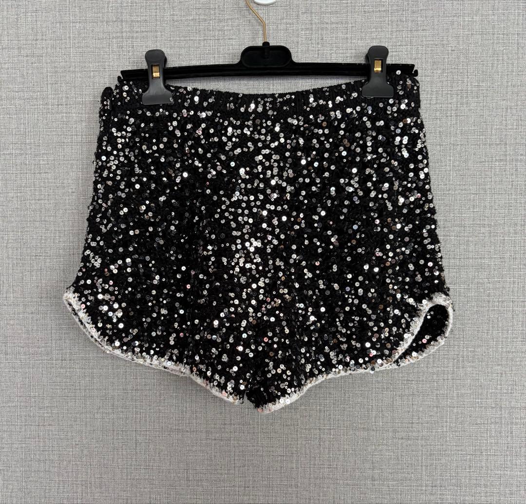 未使用 CHANEL シャネル⭐︎ショートパンツ⭐︎スパンコール23SS