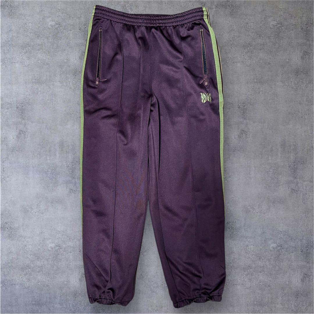 【国内正規品】Needles トラックパンツ 22AW エッグプラント ジップ