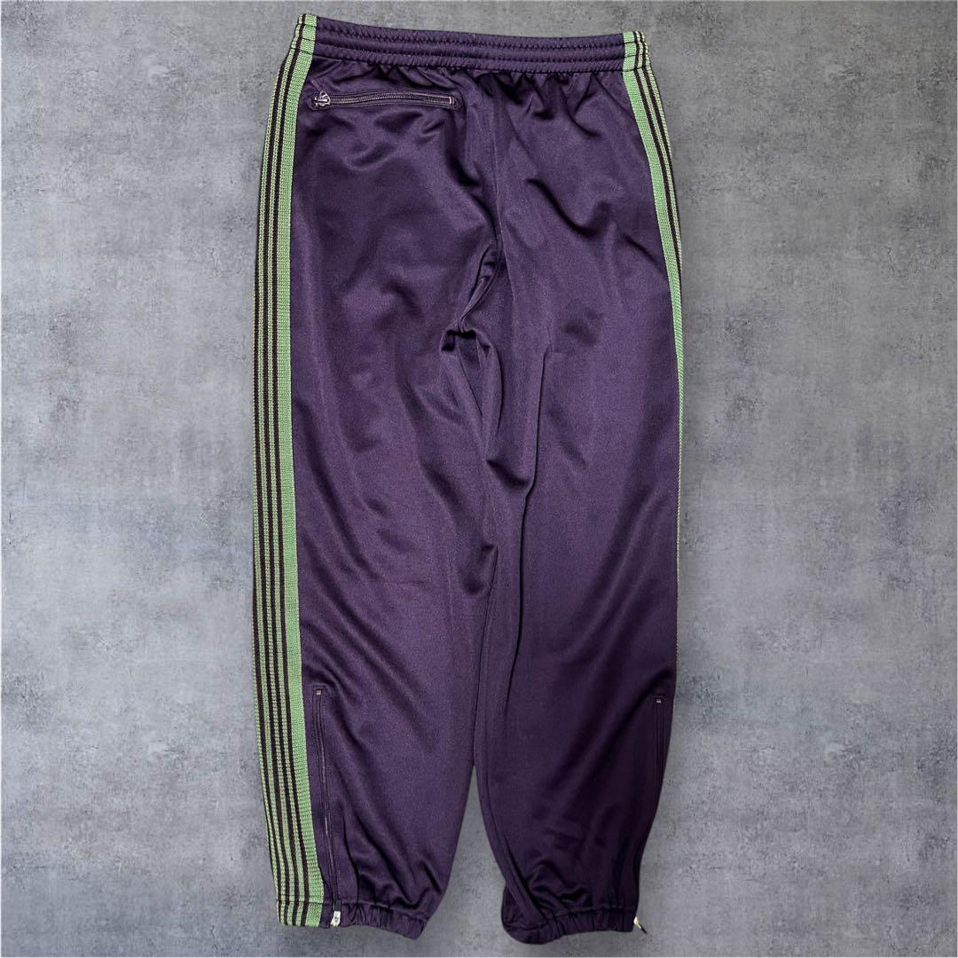 【国内正規品】Needles トラックパンツ 22AW エッグプラント ジップ