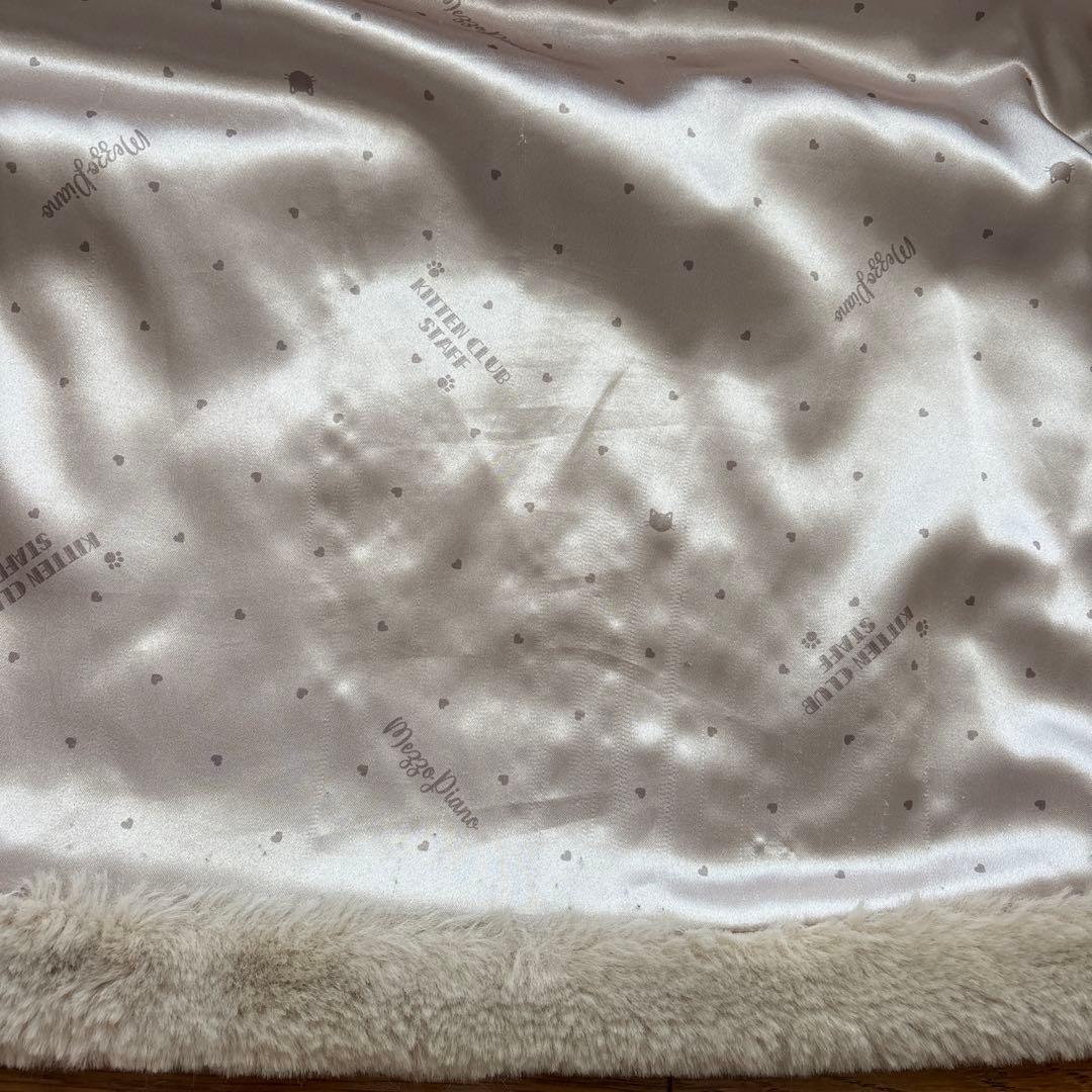 min　メゾピアノ ジュニア　ネコ耳つきフェイクファーブルゾン　S 140