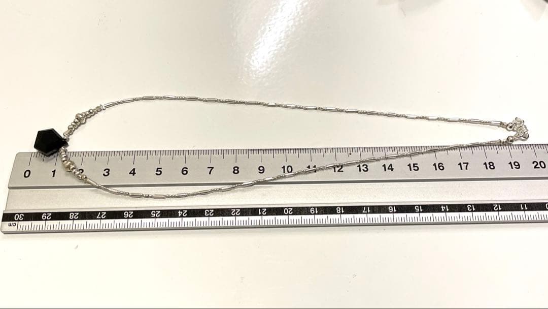 カレンシルバー　オニキス　ネックレス　※N70-3 ほか、ご依頼品