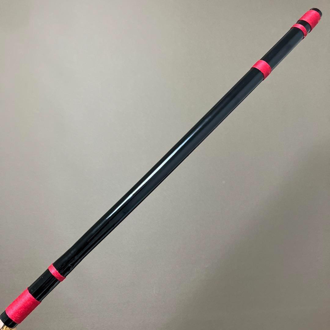 二本調子 F#管　唄物　ドレミ調　天地糸巻　MR2-16　黒塗　西洋音階　竹笛