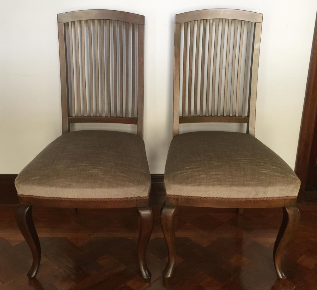 猫脚ダイニングチェア2脚セット 昭和レトロ ビンテージ クラシック